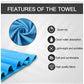 magnetic beach towel