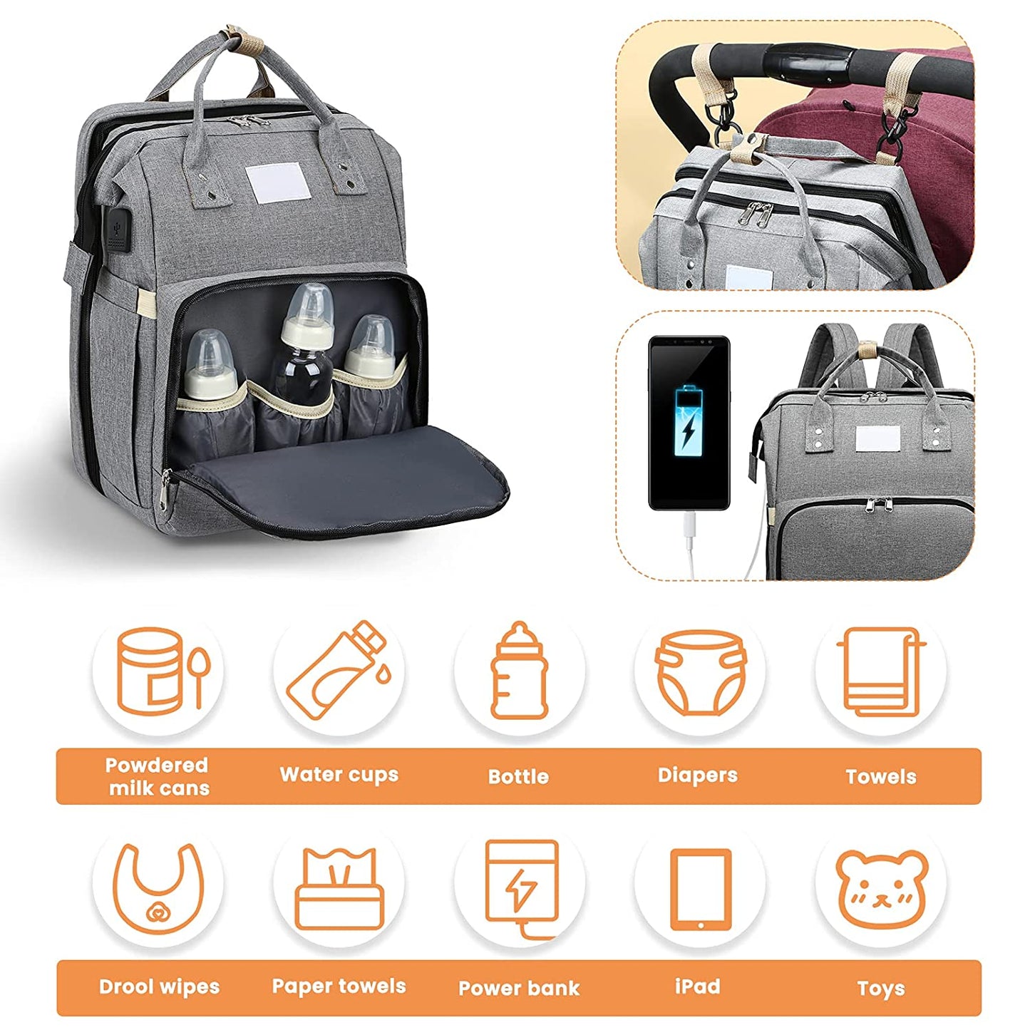 Portable baby bed